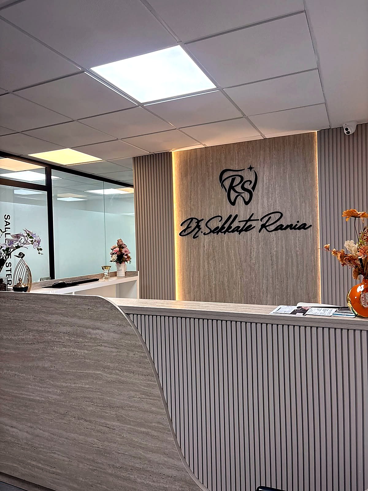 Accueil du Centre Dentaire Dr Sekkate Rania